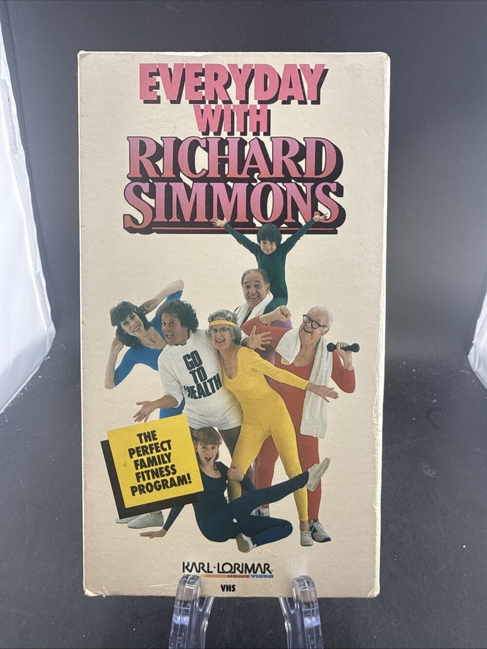 Everyday With Richard Simmons VHS Family Fitness Program 80s Classic Workout Vtg